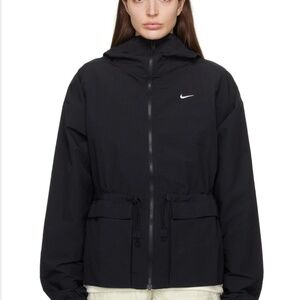 NIKE Sportswear Jacket Essentials Anorak Gathered Black NEW